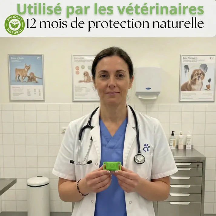 CALYNE - Collier de protection canin.